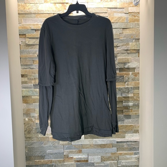 🎁 HIP AND BONE City Layered Crew Neck Tee - Picture 3 of 5